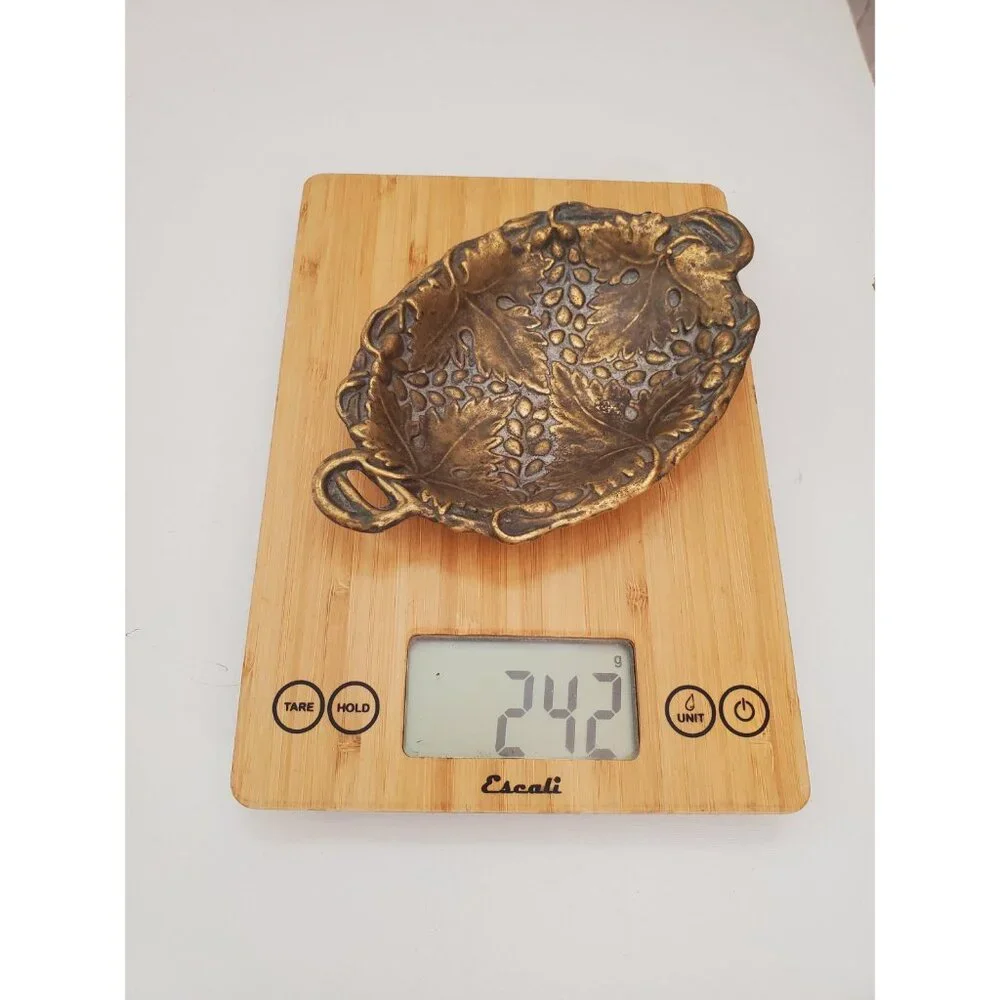 Vintage / BRASS SOAP DISH / Solid Brass Soap Holder Soap Dispenser Vintage - Picture 7 of 10